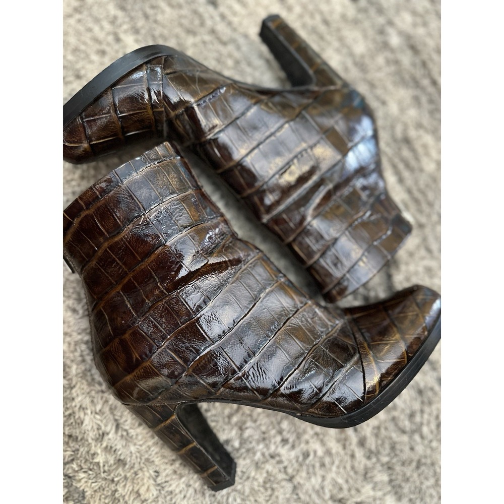 Women's Claudia Ciuti Brown Boots Size 9.5‎ - Picture 6 of 9